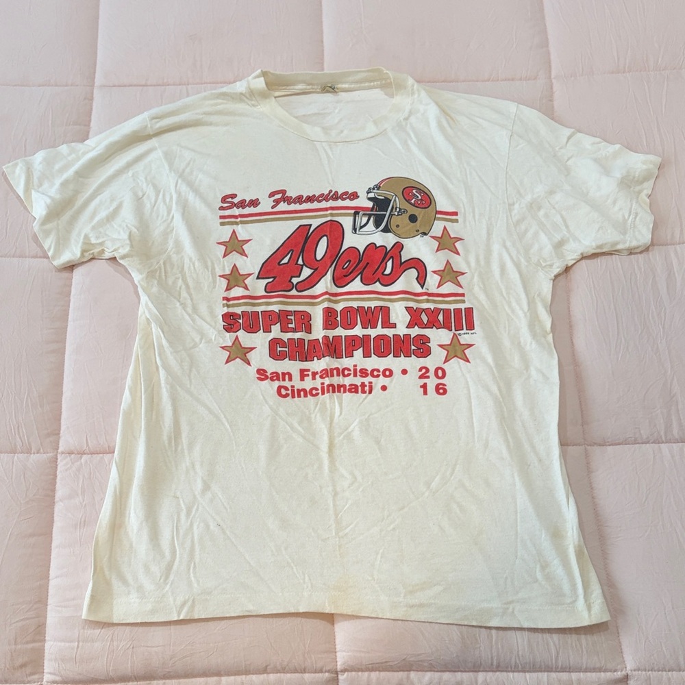 Vintage 80’s San Francisco 49ers Super Bowl XXIII T-Shirt